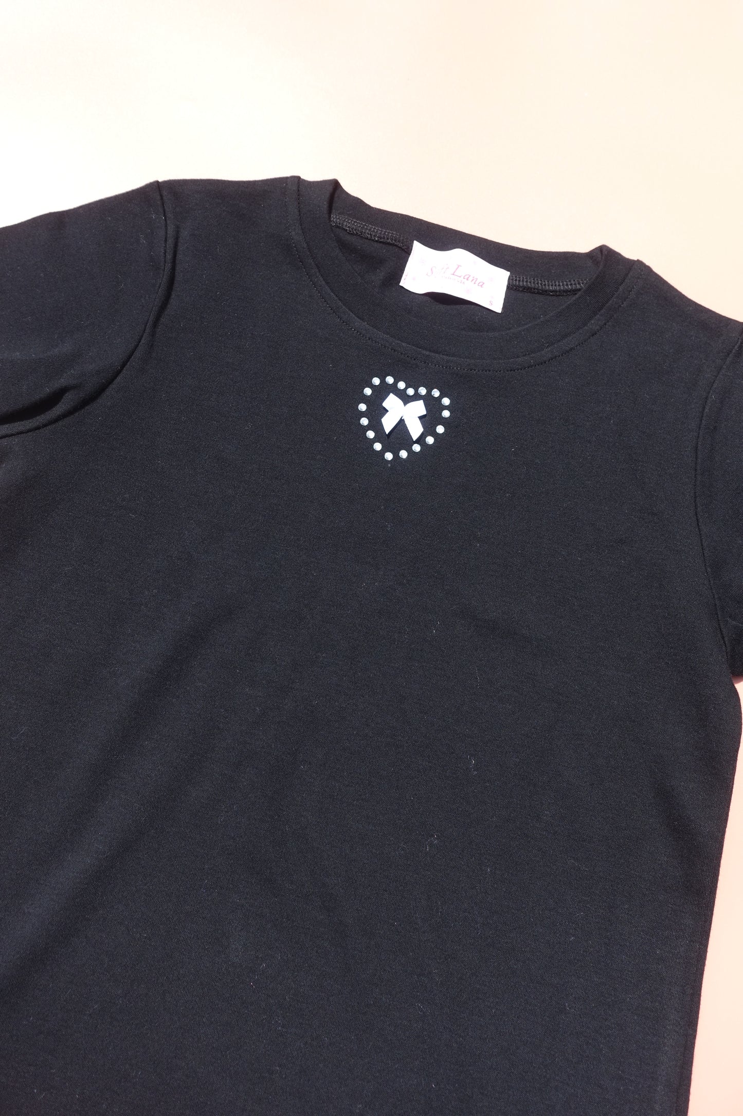 Heart Rhinestone Tee