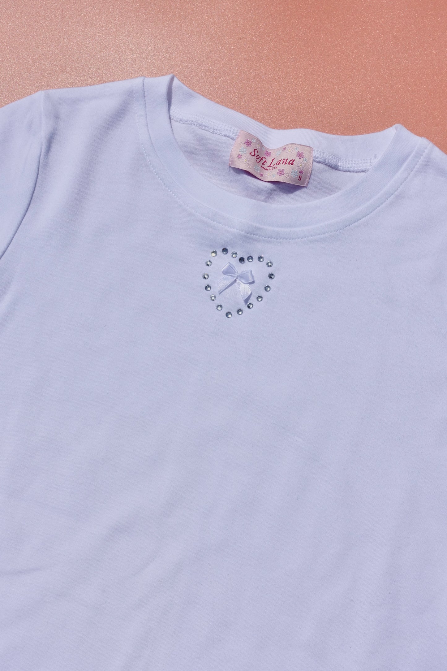 Heart Rhinestone Tee