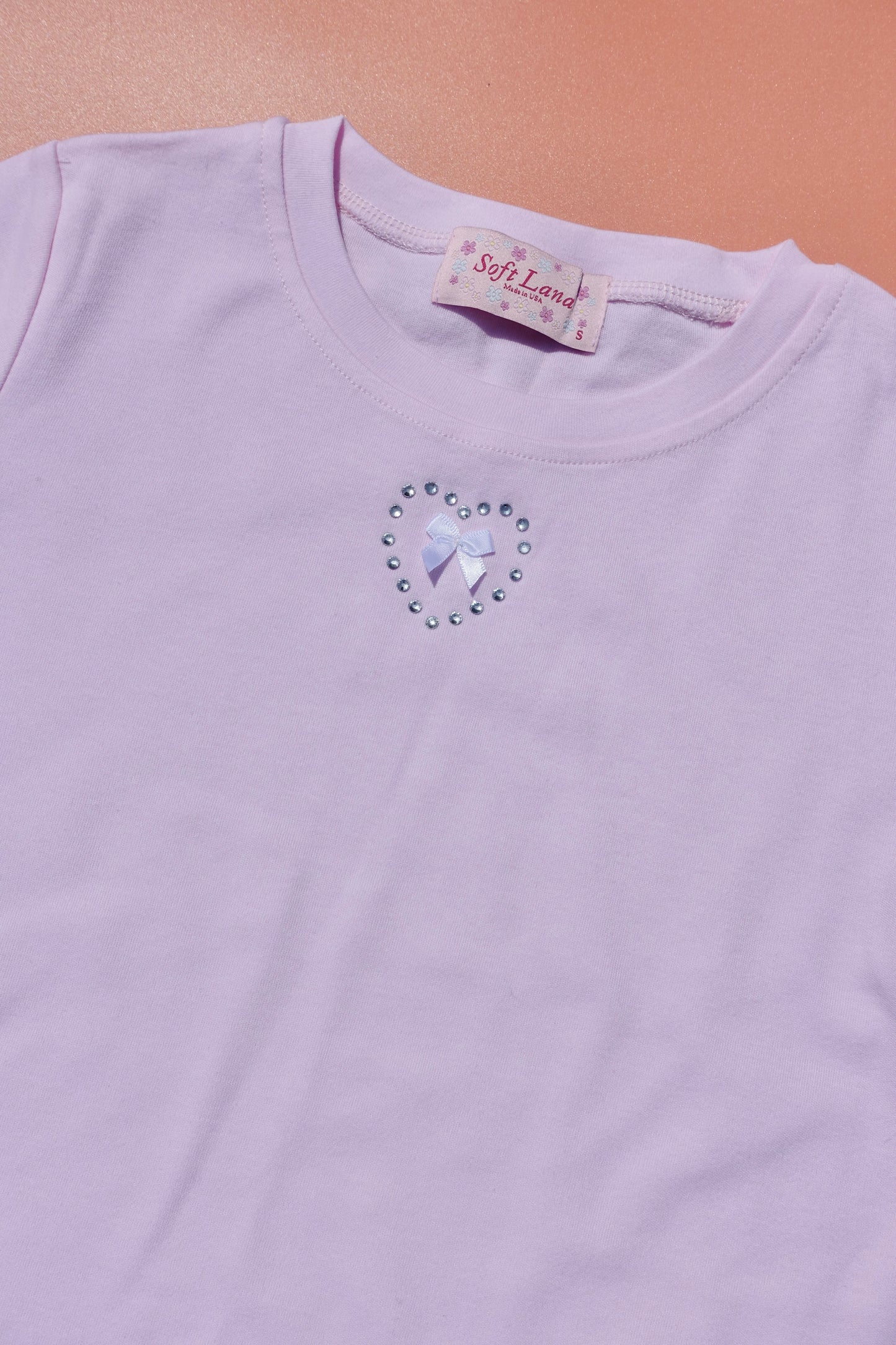 Heart Rhinestone Tee