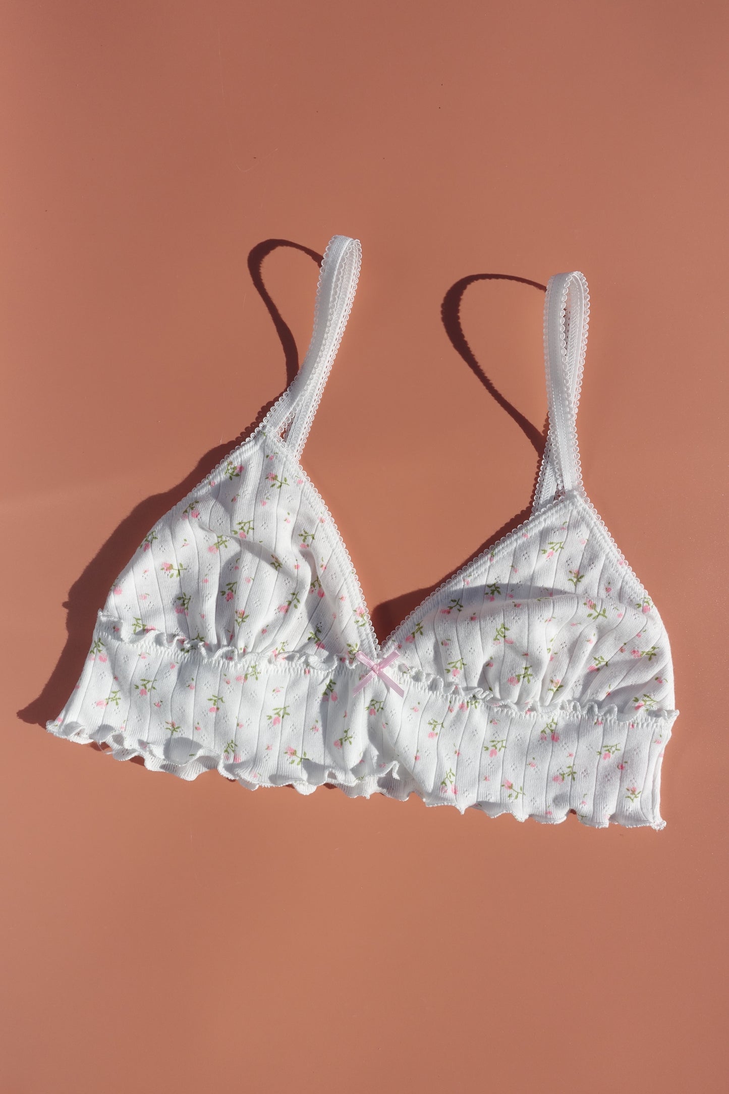 Pink Floral // Mandy Bralette