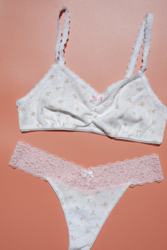 Pink Floral // Lana Set // 2pcs.