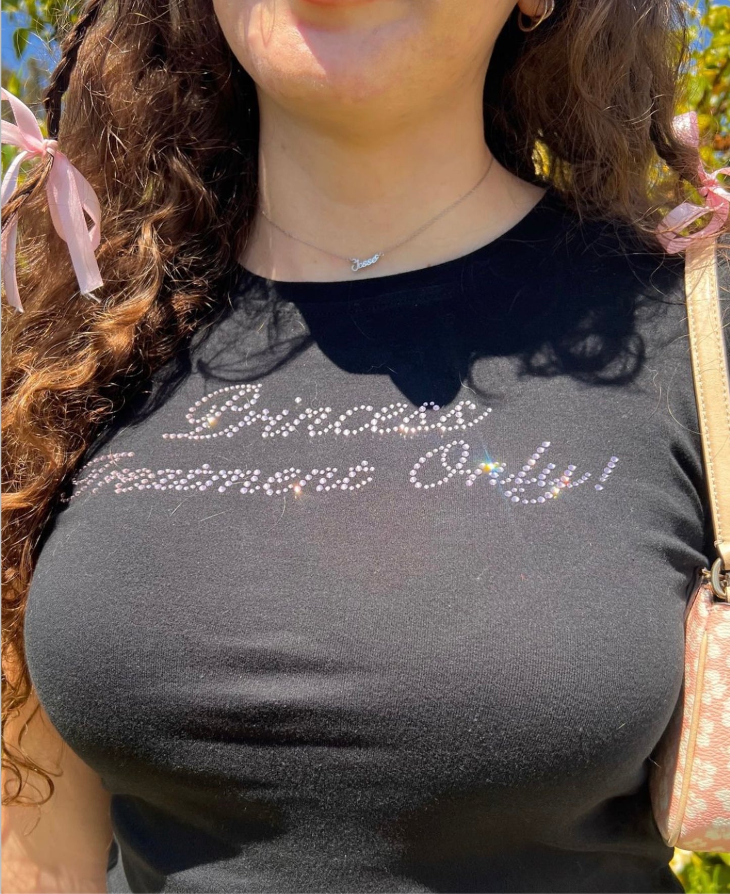 Princess Treatment Only! Rhinestone Tee