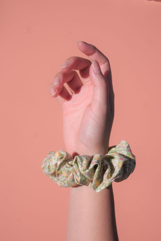 Scrunchie - Green Fields