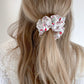 Scrunchie - White Bows & Flowers
