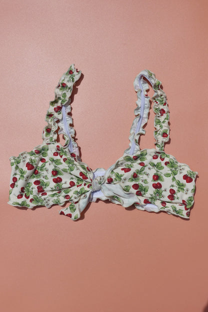 Vintage Strawberry // Edith Bikini Top