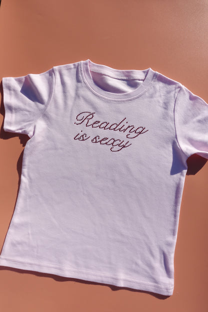 Reading is Sexy Rhinestone Tee