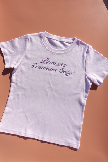 Princess Treatment Only! Rhinestone Tee