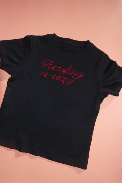 Reading is Sexy Rhinestone Tee