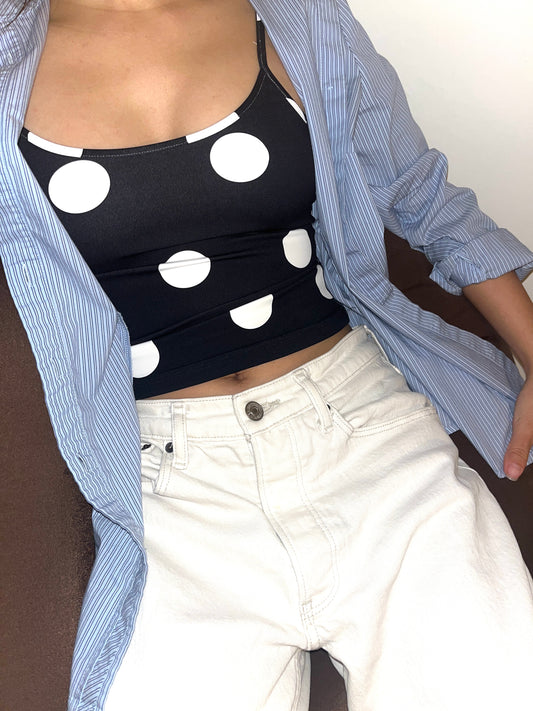 Polka Dot Snatched Tank